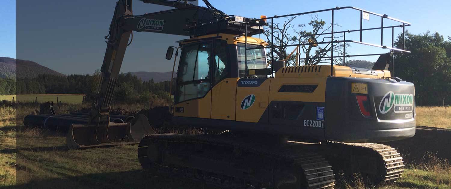 Excavators, Backhoe Loaders & Skid Steers To Hire UK Wide Nixon Hire