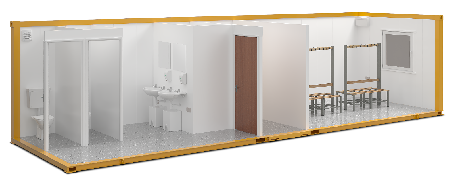 32 x 10 Drying Room/Toilet Nixon Hire