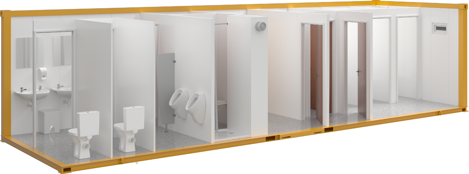 32' x 10' Shower/Toilet