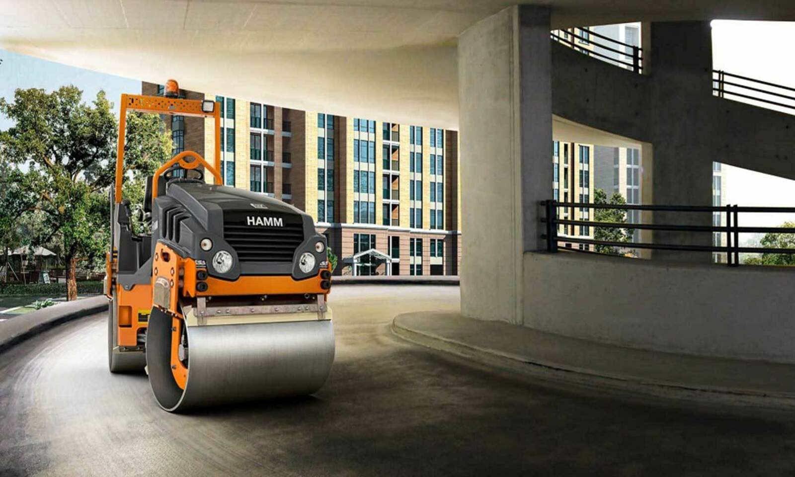 Double Drum Ride On Roller 1.2 M Nixon Hire