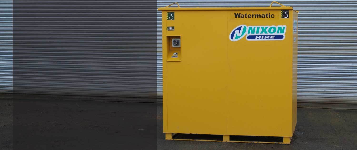 Nixon Hire Effluent & watermatic water tanks to hire