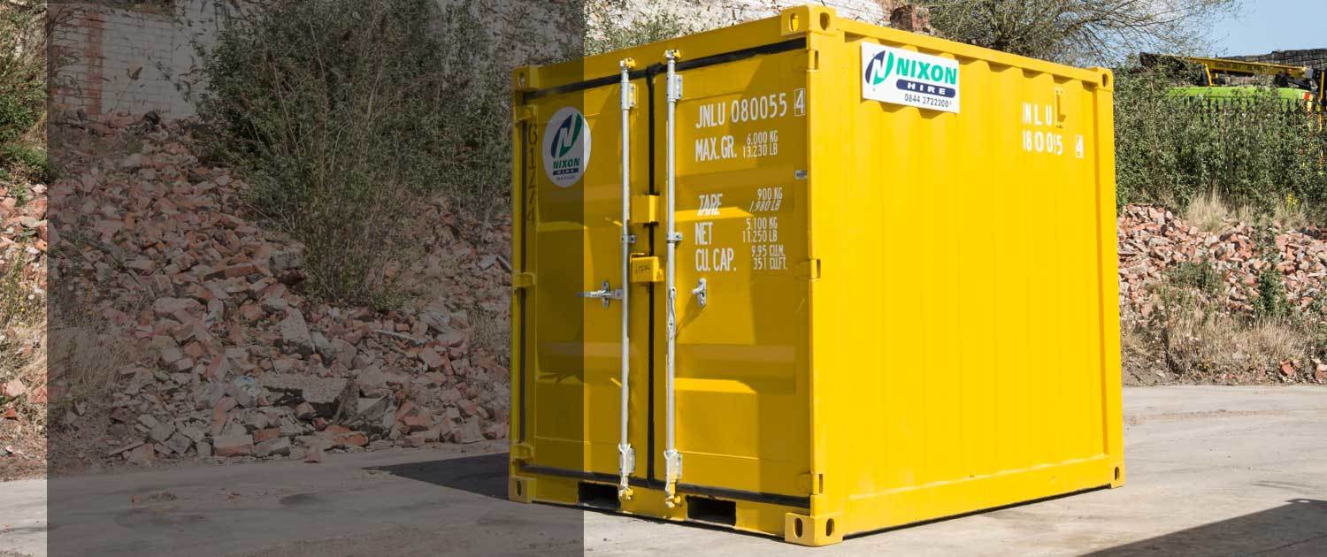 Nixon Hire High security steel containers to hire