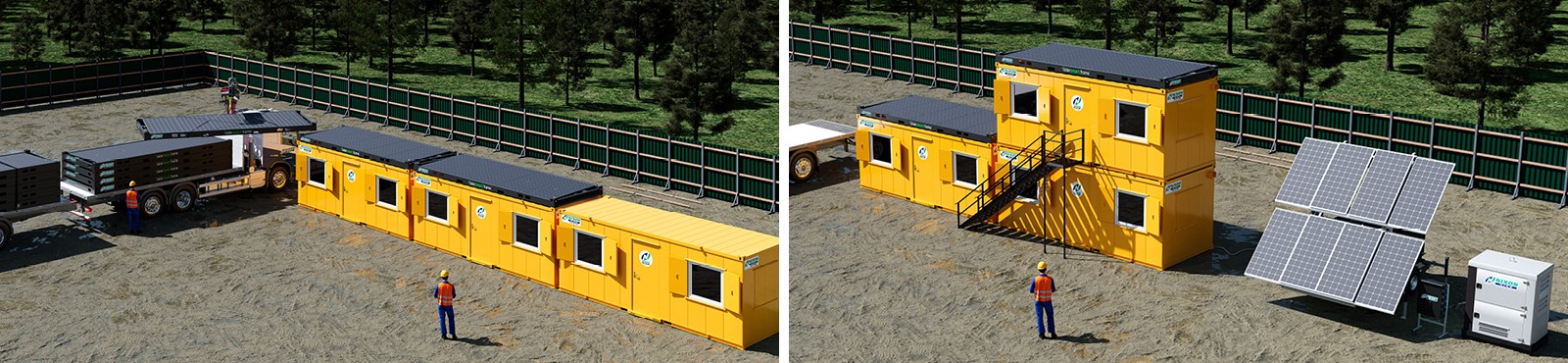 Solar Smart Frame 20ft | Nixon Hire