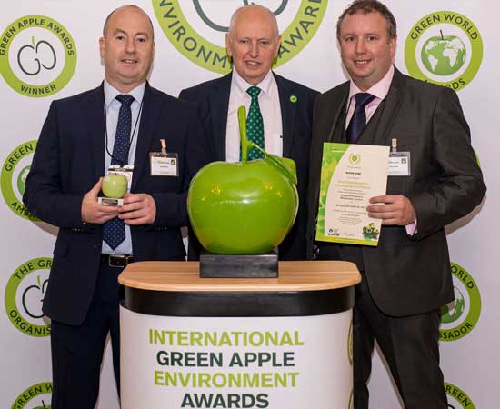 We Are A Green Apple Award Winner!